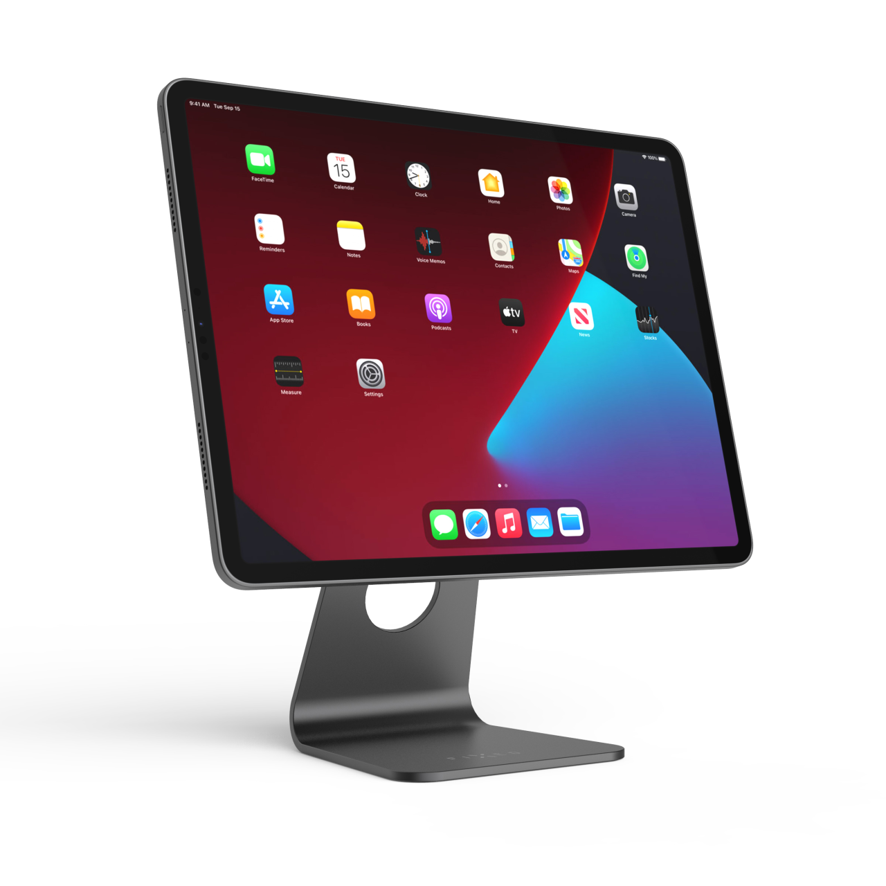 Hliníkový magnetický stojánek pro Apple iPad Pro 11" (2018-2022) a iPad Air (2020/2022/2024) - Fixed Frame, space gray