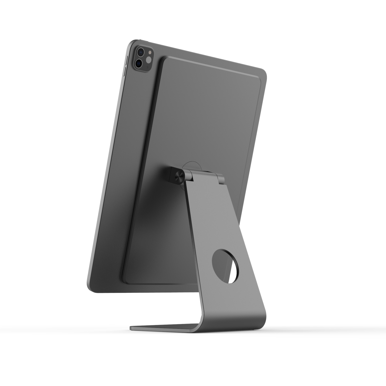 FIXED Hliníkový magnetický stojánek Frame pro Apple iPad Pro 11" (2018-2022) a iPad Air (2020/2022/2024), space gray