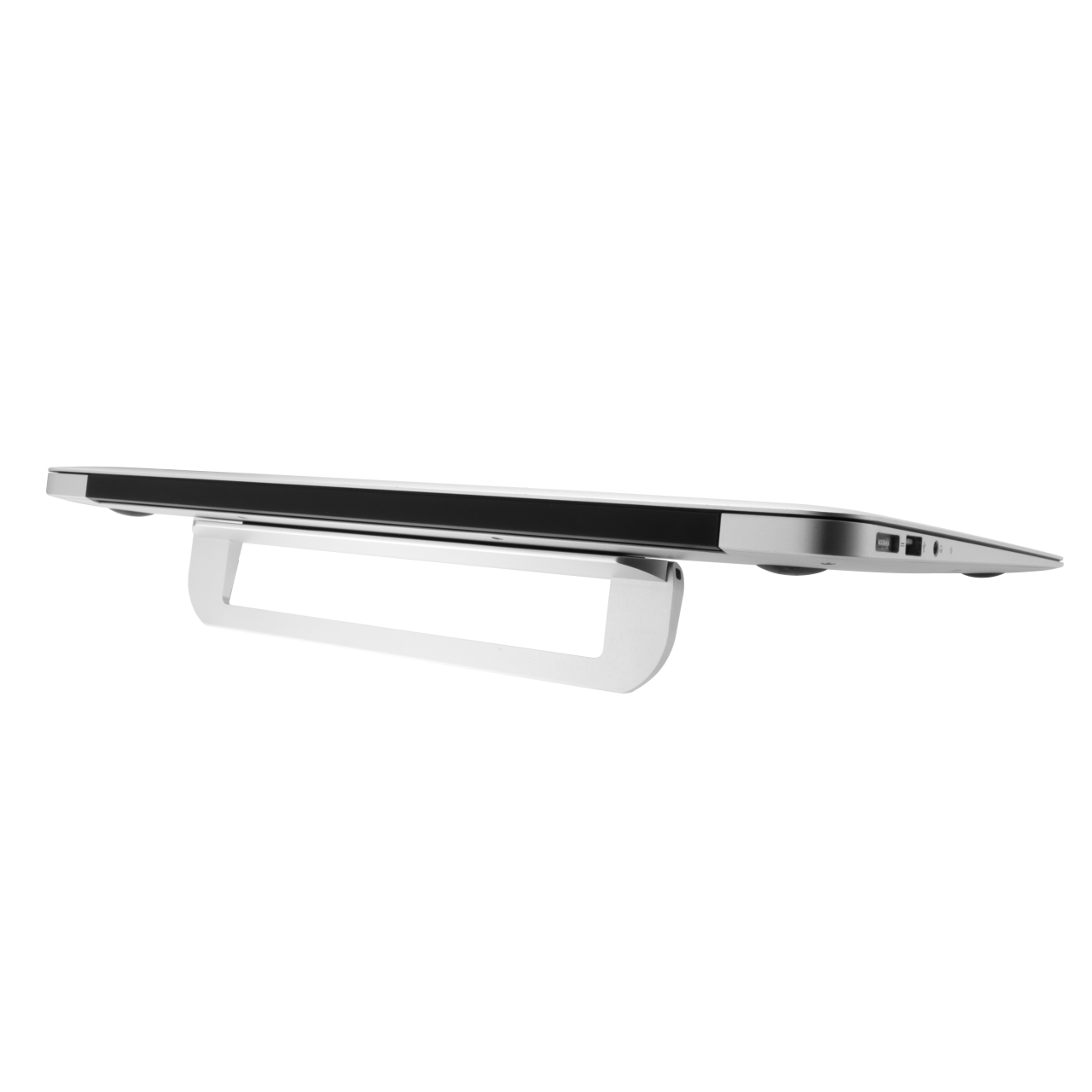 Nalepovací hliníkový stojánek pro notebooky a tablety - Fixed Frame Mini, stříbrný