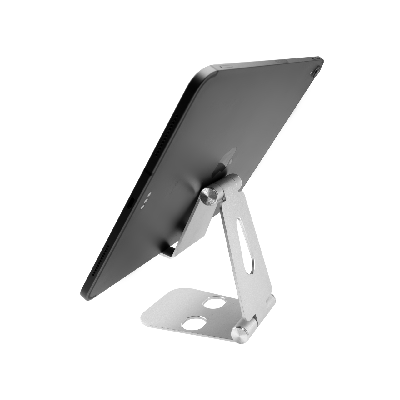 Hliníkový stojánek na stůl pro mobilní telefony - Fixed Frame PHONE, stříbrný