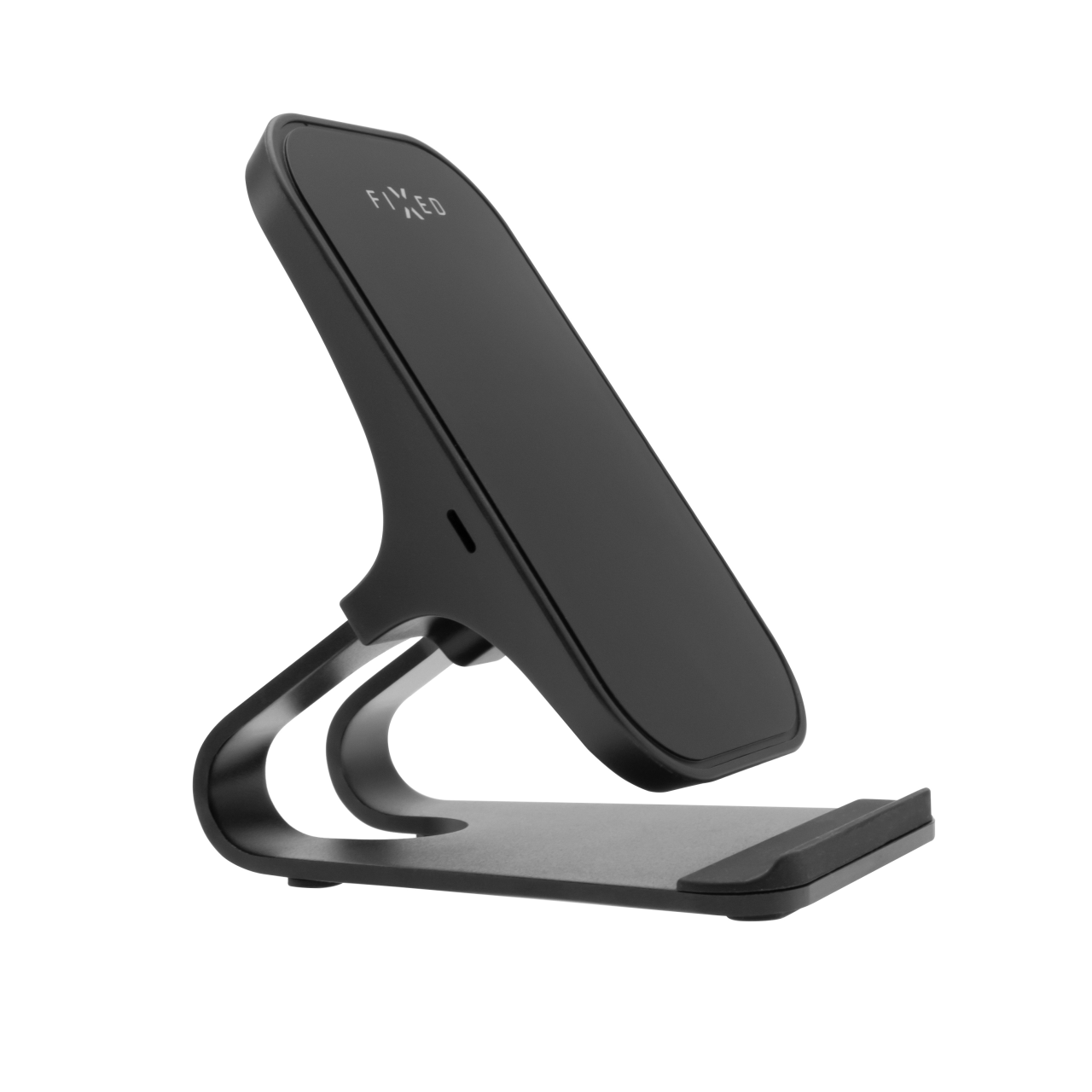 FIXED Stojánek s rychlým bezdrátovým nabíjením Frame Wireless, 15W, černý