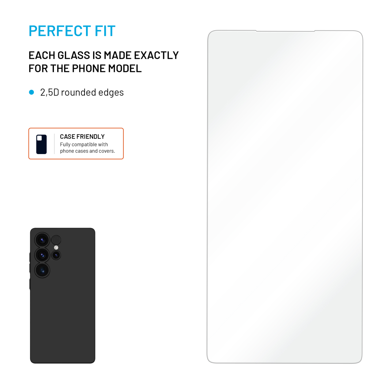 FIXED Ochranné tvrzené sklo pro Samsung Galaxy S25 Ultra, čiré