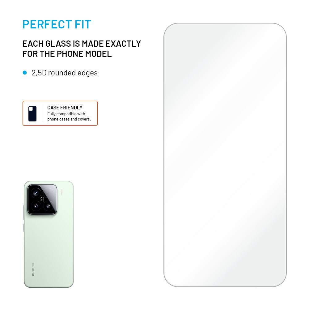 Ochranné tvrzené sklo FIXED pro Xiaomi 15T/15T Pro čiré