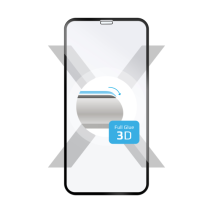 FIXED Ochranné tvrzené sklo 3D Full-Cover pro Apple iPhone X/XS/11 Pro, s lepením přes celý displej, dustproof, černé