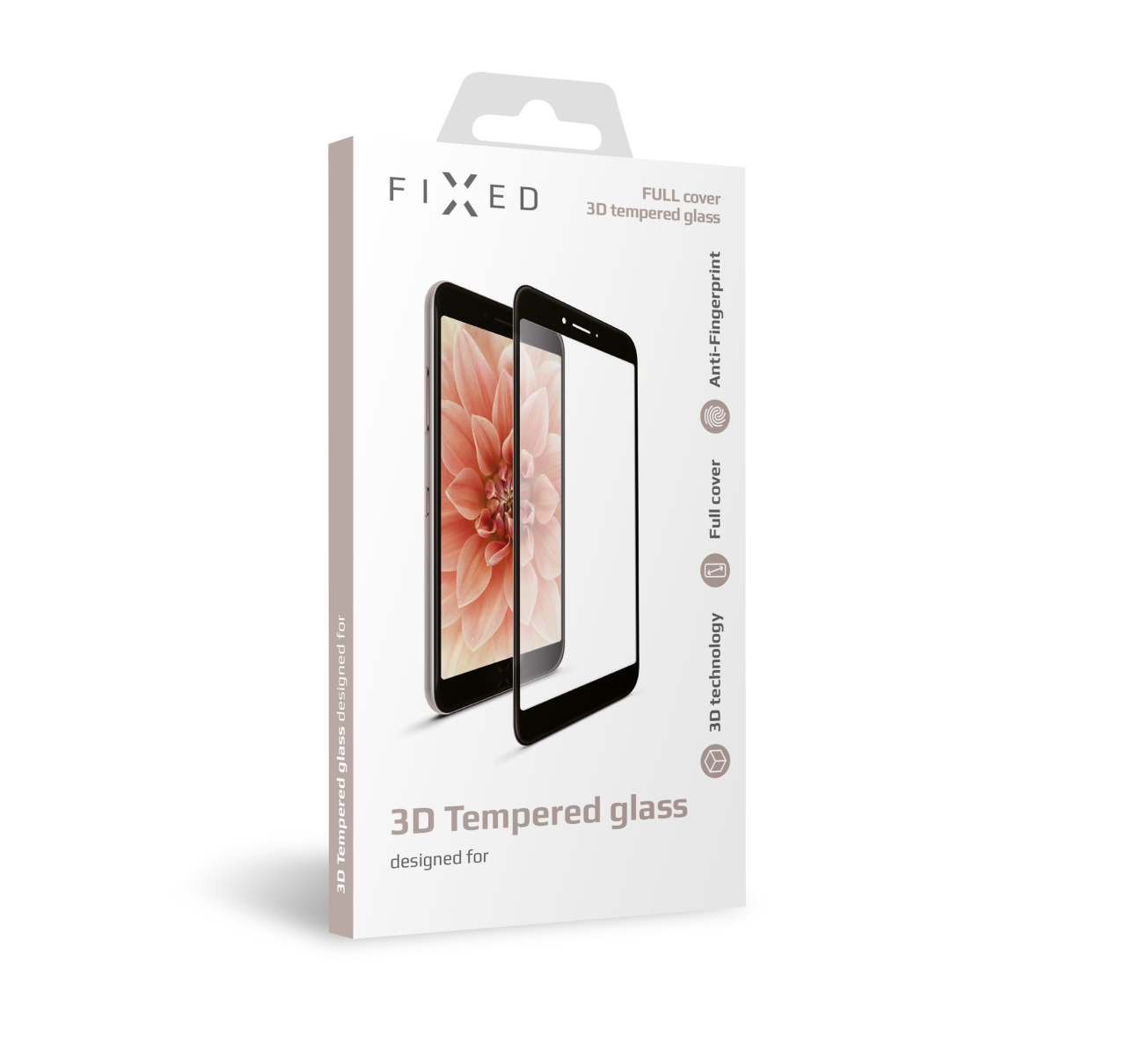 FIXED Ochranné tvrzené sklo 3D Full-Cover pro Apple iPhone X/XS/11 Pro, s lepením přes celý displej, dustproof, černé