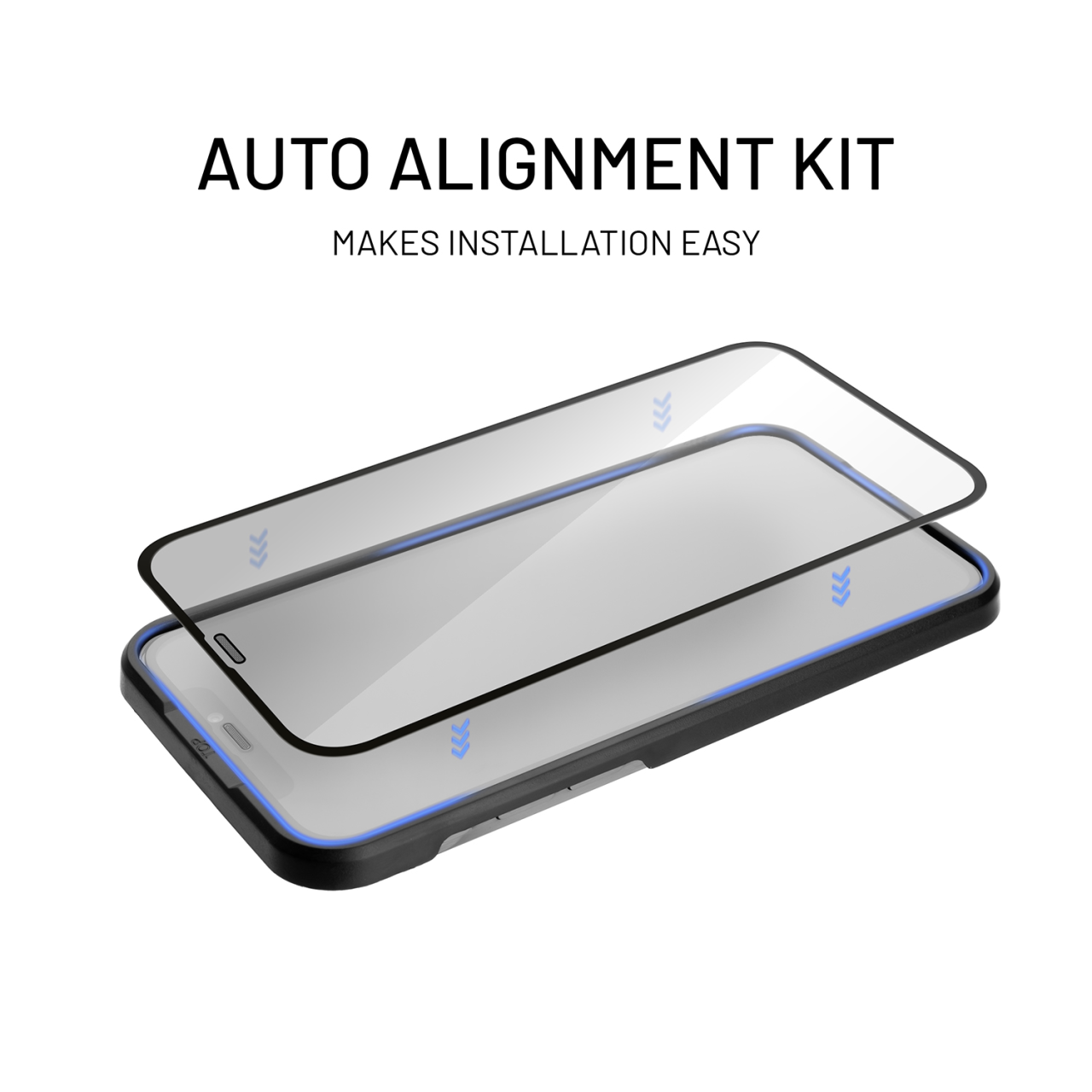 Ochranné tvrzené sklo FIXED 3D Full-Cover s aplikátorem pro Apple iPhone 13/13 Pro, černé