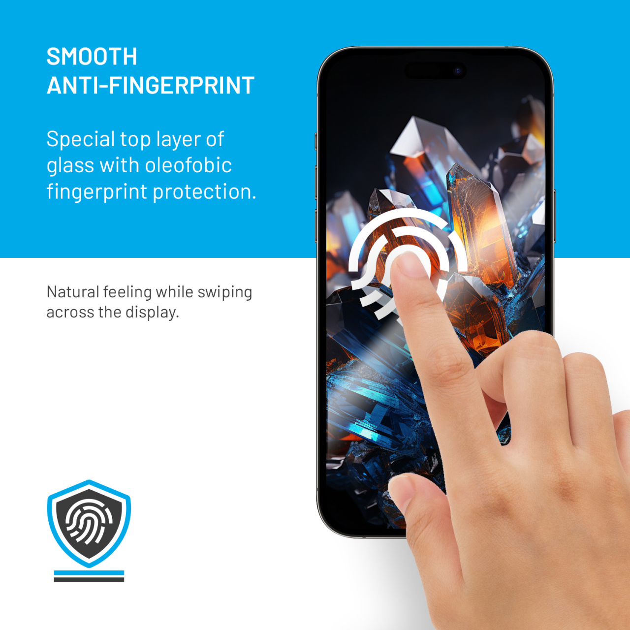 FIXED Prémiové ochranné tvrzené sklo Armor s aplikátorem pro Samsung Galaxy A54 5G, černé