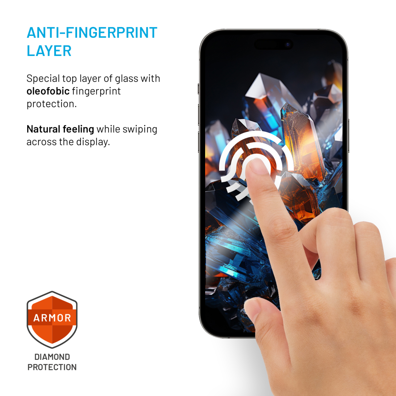 FIXED Ultra odolné tvrzené sklo Armor s Anti-dust aplikátorem a AR vrstvou pro Samsung Galaxy S24/S25, černé