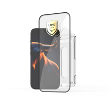 Ultra odolné tvrzené sklo na mobil Apple iPhone 18 Pro Max - Fixed Armor Long-Life, s aplikátorem, černý rámeček