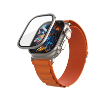 Ochranné sklo FIXED Armor s ocelovým rámečkem pro Apple Watch Ult