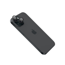 FIXED Ochranná skla čoček fotoaparátů Camera Glass pro Apple iPhone 15/15 Plus, space gray