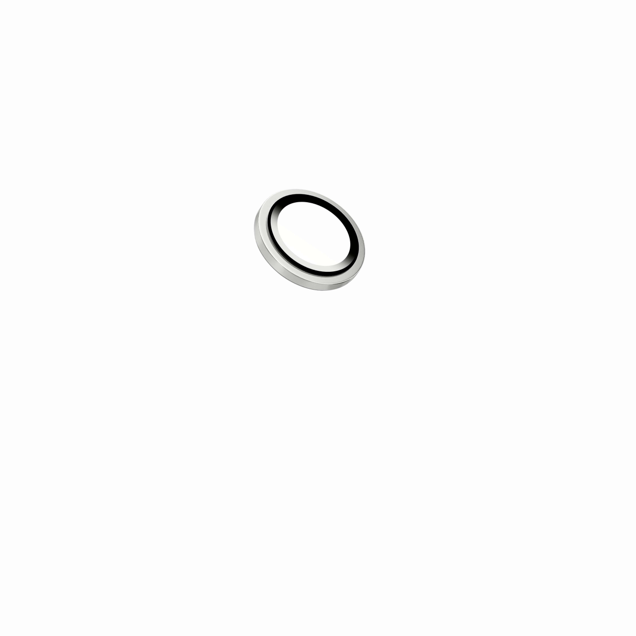 FIXED Ochranná skla čoček fotoaparátů Camera Glass pro Apple iPhone 16e / iPhone 17e, stříbrná