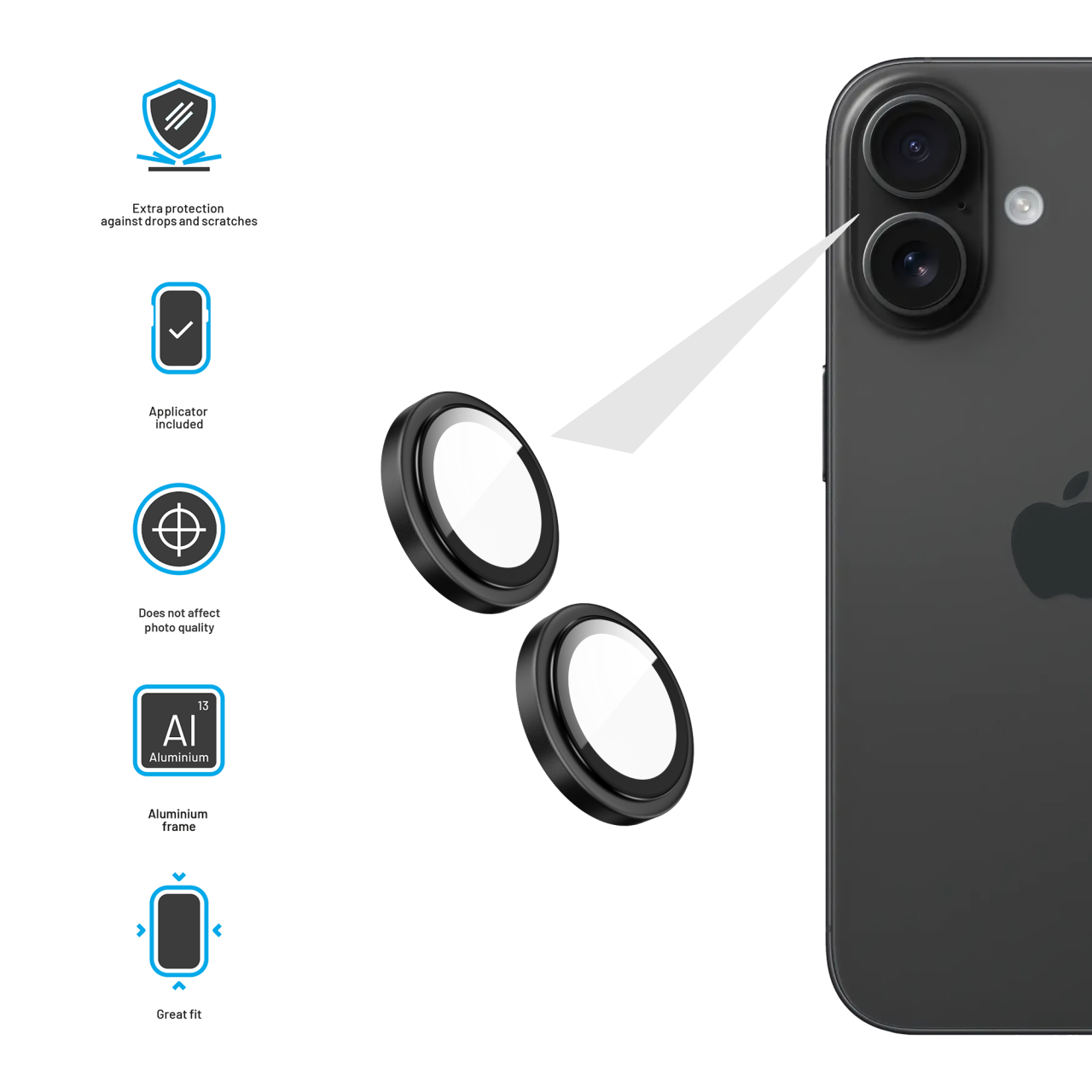 FIXED Armor Camera Glass iPhone 17 – ochrana čoček