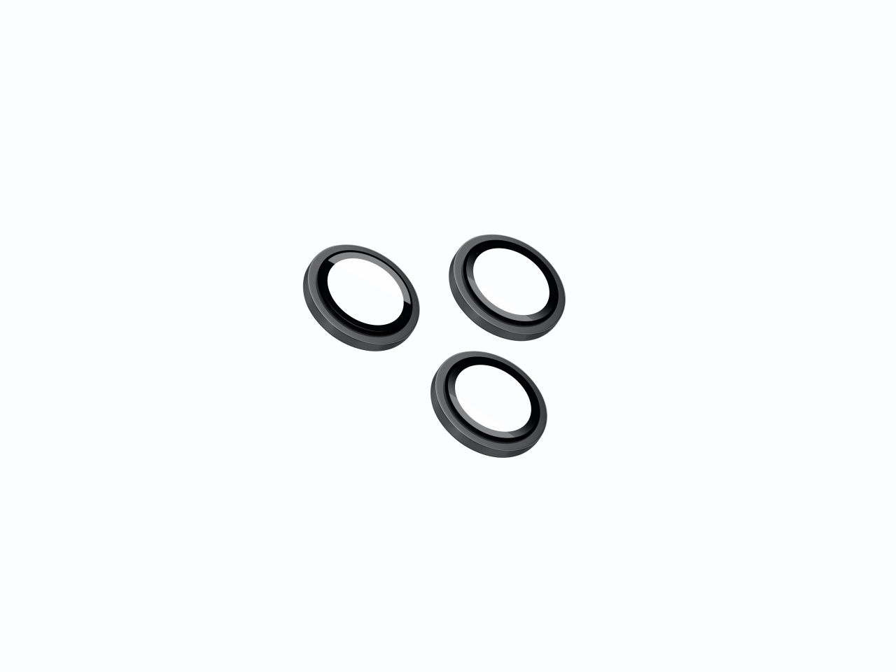 Ochranné sklo ochranná skla čoček fotoaparátů FIXED camera glass pro Samsung Galaxy A27 5G, černé