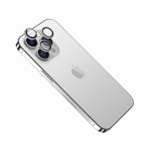 FIXED Ochranná skla čoček fotoaparátů Camera Glass pro Apple iPhone 13/13 Mini, stříbrná