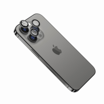 FIXED Ochranná skla čoček fotoaparátů Camera Glass pro Apple iPhone 14/14 Plus, space gray