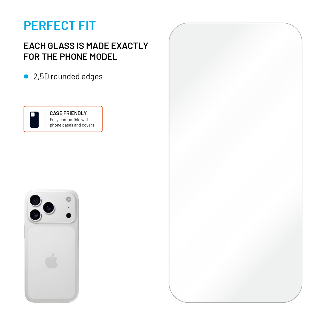 FIXED sklo iPhone 17 Pro – 2ks čiré ochranné sklo