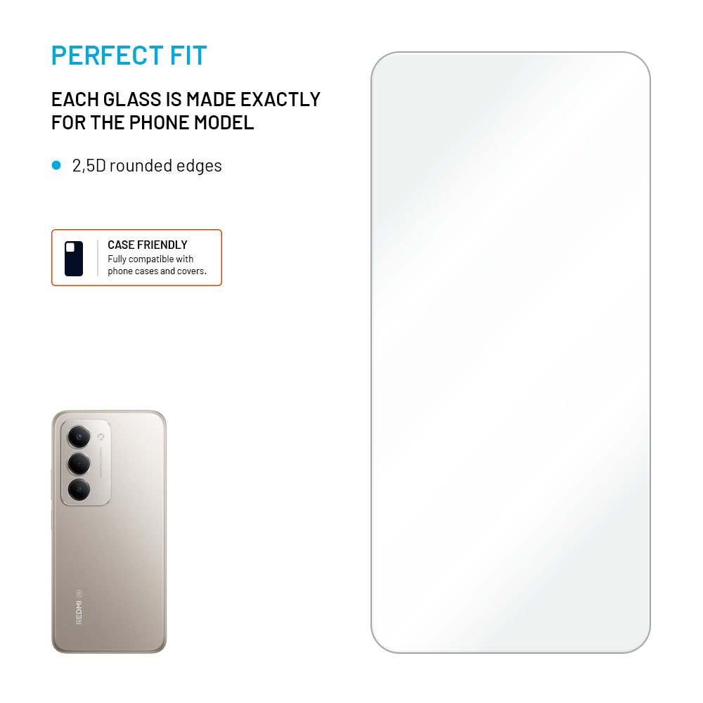 Tvrzené sklo FIXED 2ks Xiaomi Redmi 15 5G - čiré