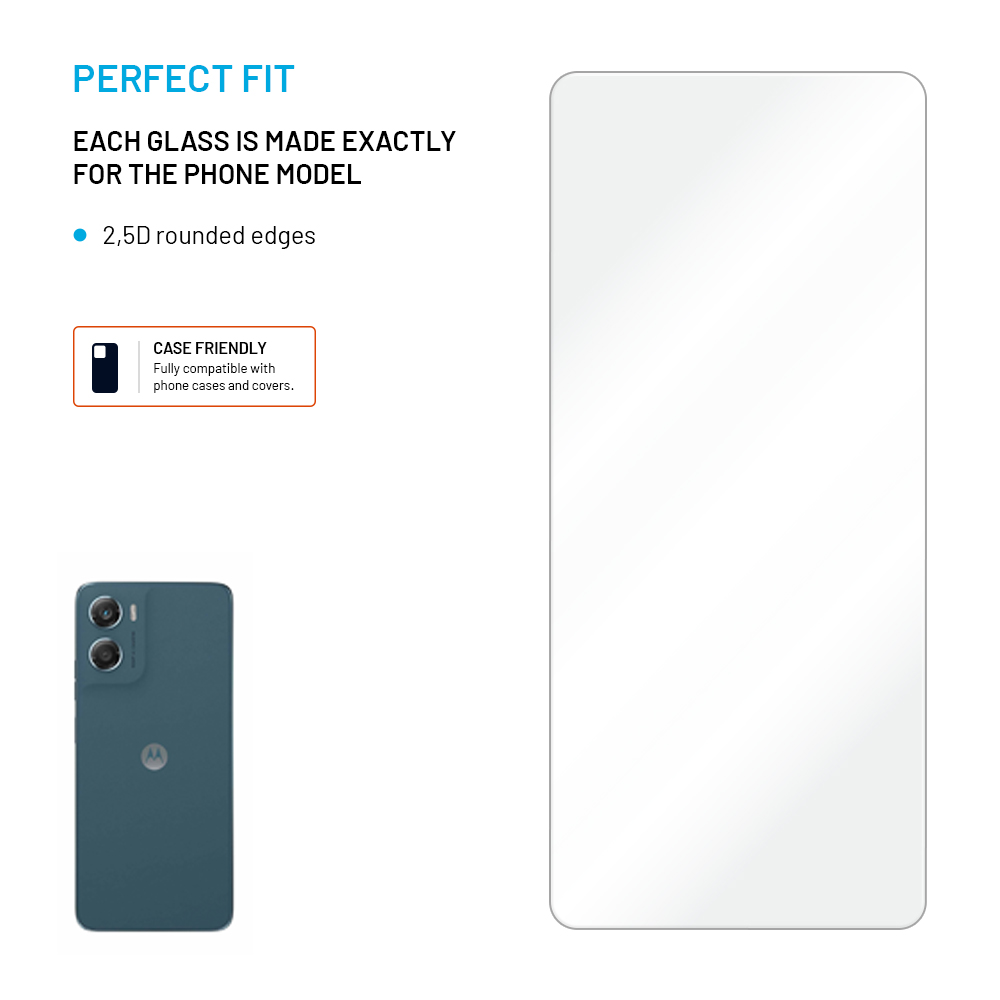 Tvrzené sklo FIXED pro Motorola Moto G06/Power, 2ks, čiré