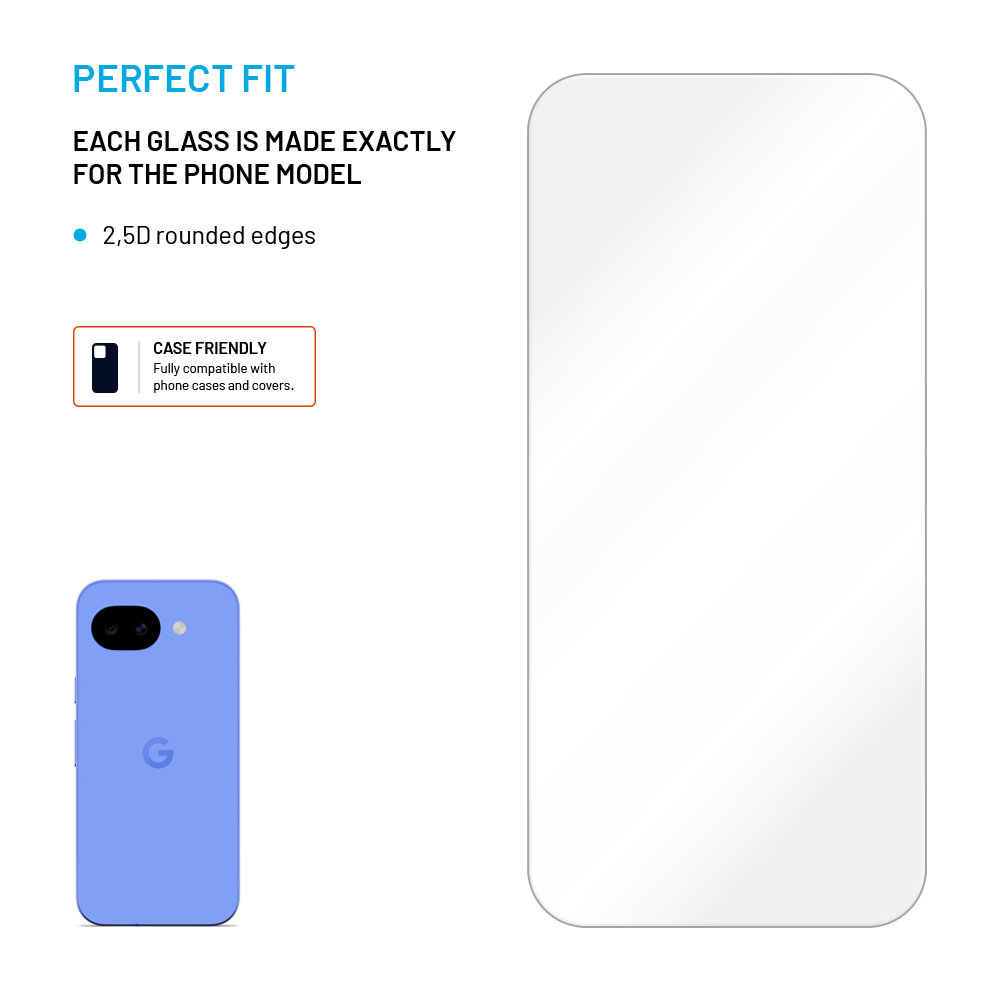 Tvrzené sklo FIXED pro Google Pixel 10a, 2ks, čiré
