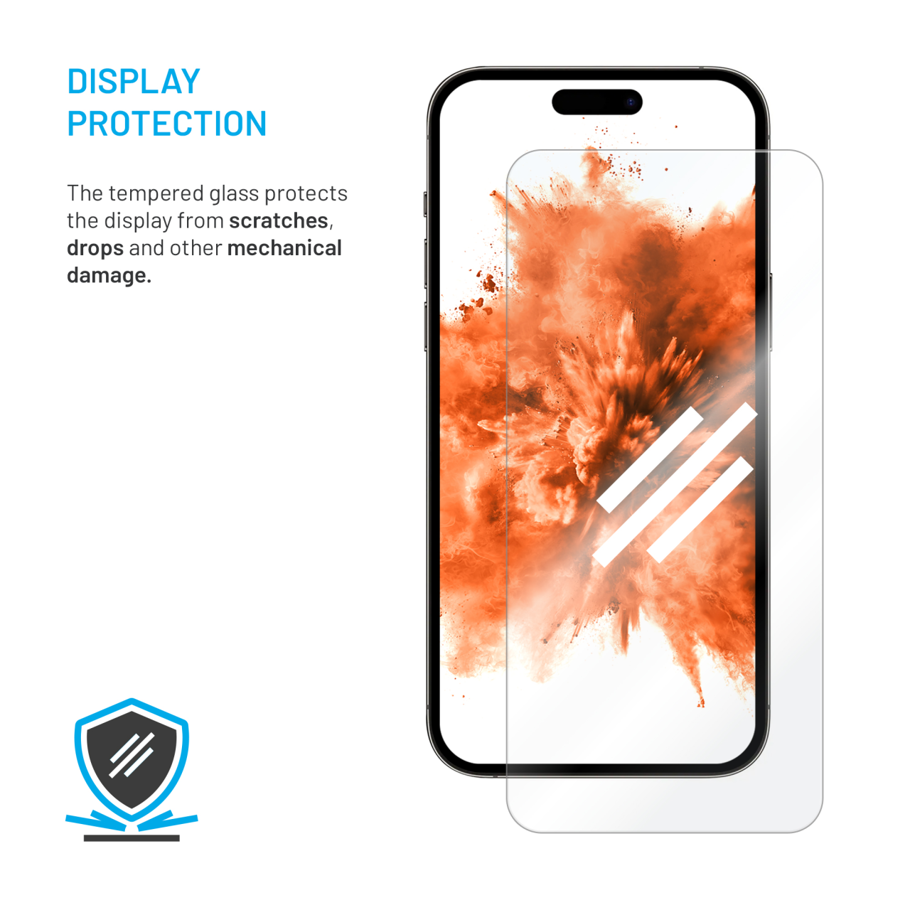 Ochranné sklo tvrzené sklo FIXED pro Motorola Moto G87 5G, 2ks, čiré