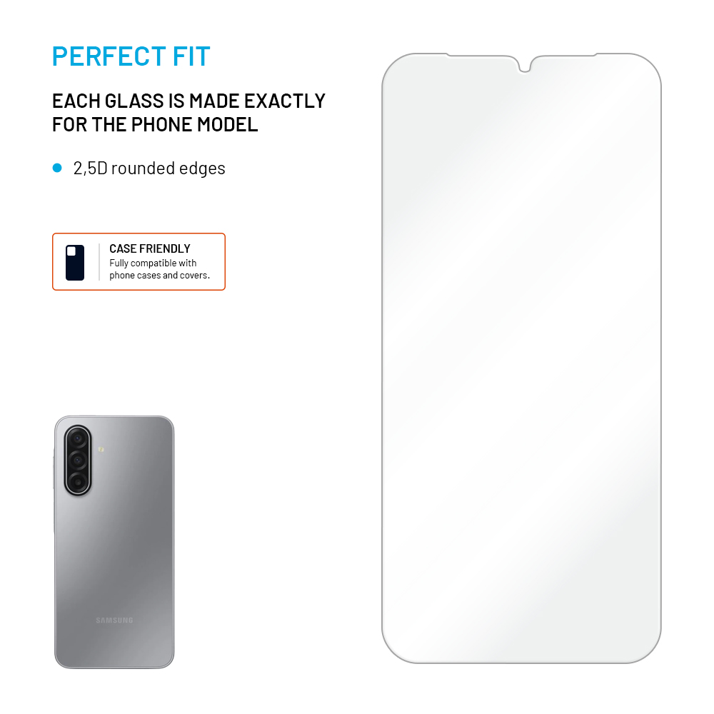 Tvrzené sklo FIXED Samsung Galaxy A17 – 2ks čiré