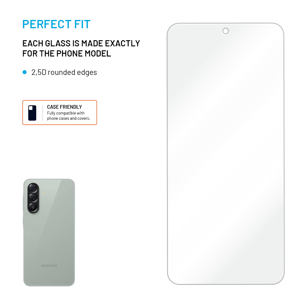 Tvrzené sklo FIXED pro Samsung Galaxy A57 5G, 2ks, čiré