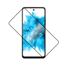 FIXED Full-Cover ochranné tvrzené sklo - ZTE Blade A75 4G, černé