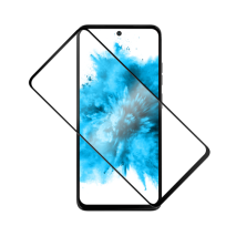 FIXED Full-Cover ochranné tvrzené sklo - Motorola Moto G15/Power, černé