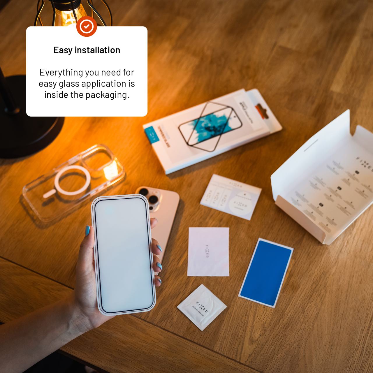 Tvrzené sklo na mobil Infinix Note 50 Pro+ 5G - Fixed Full-Cover, černý rámeček