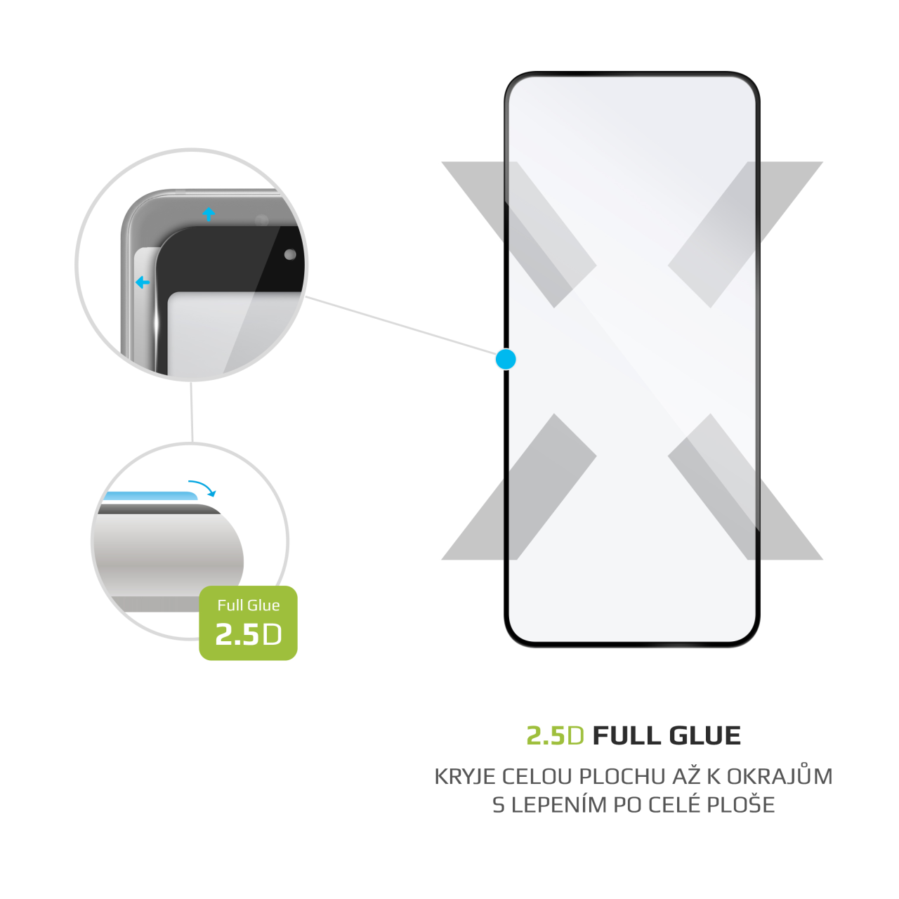 FIXED Full-Cover ochranné tvrzené sklo - Xiaomi Redmi Note 11 / 11S, černé