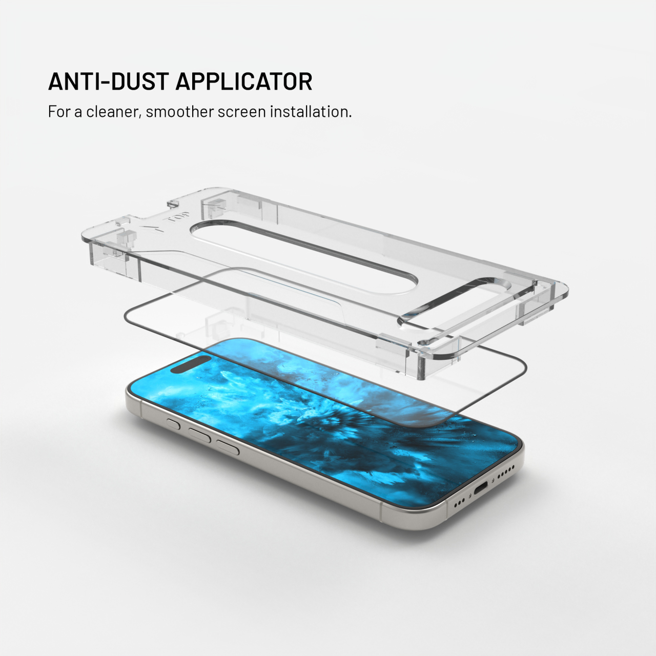 Tvrzené sklo na mobil Xiaomi Redmi A7 Pro - Fixed Full-Cover, 2 ks, s aplikátorem, černý rámeček