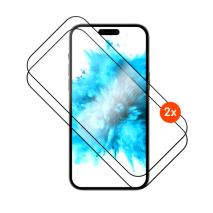 FIXED Full-Cover iPhone 17 – černé sklo, 2ks s rámečkem