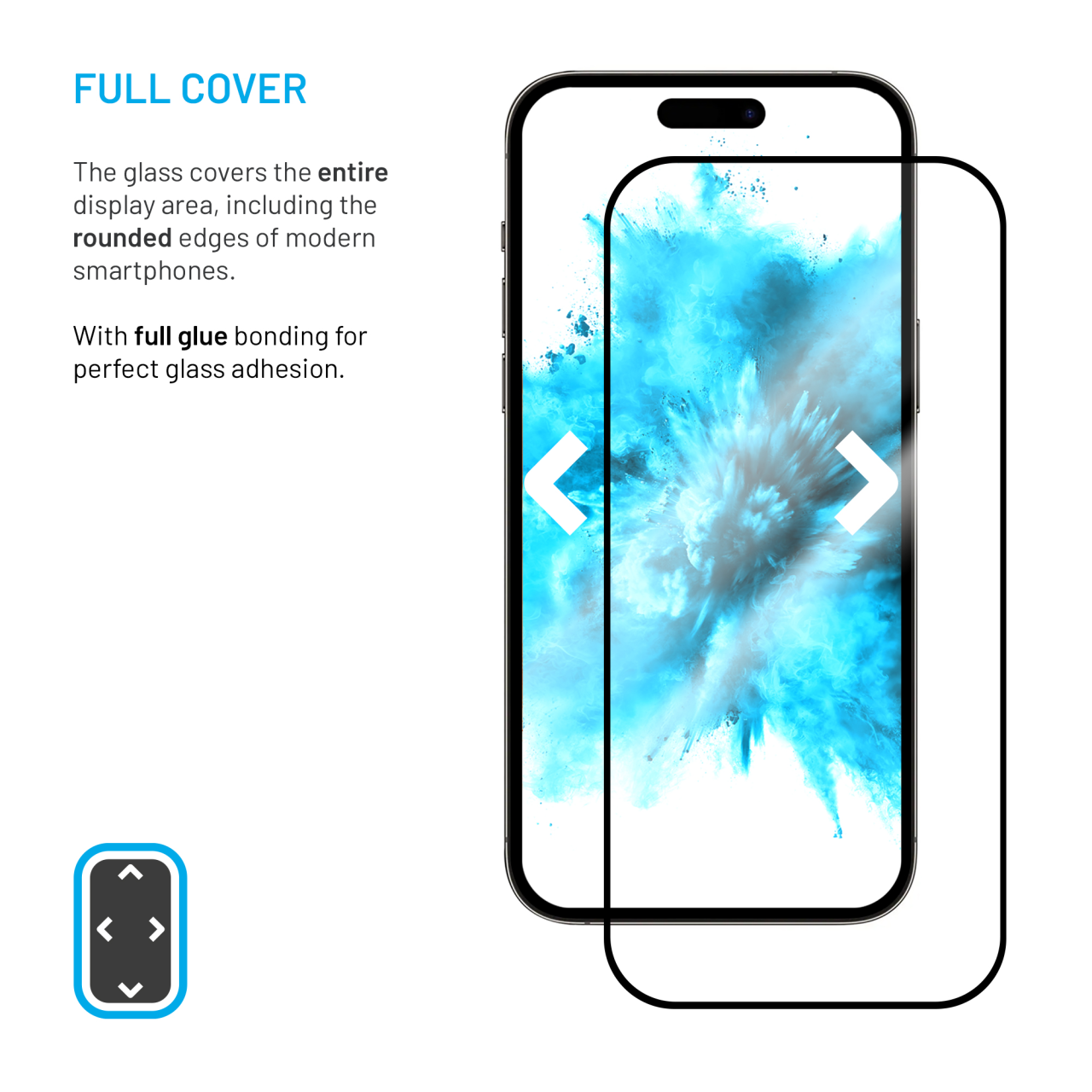 Tvrzené sklo FIXED Full-Cover s aplikátorem pro Xiaomi Redmi A7 Pro 4G, 2ks, černé