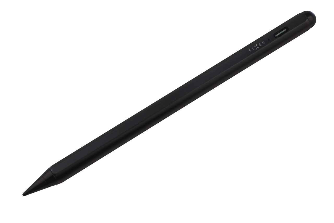 FIXED Dotykové pero pro iPady s chytrým hrotem a magnety Graphite, černý