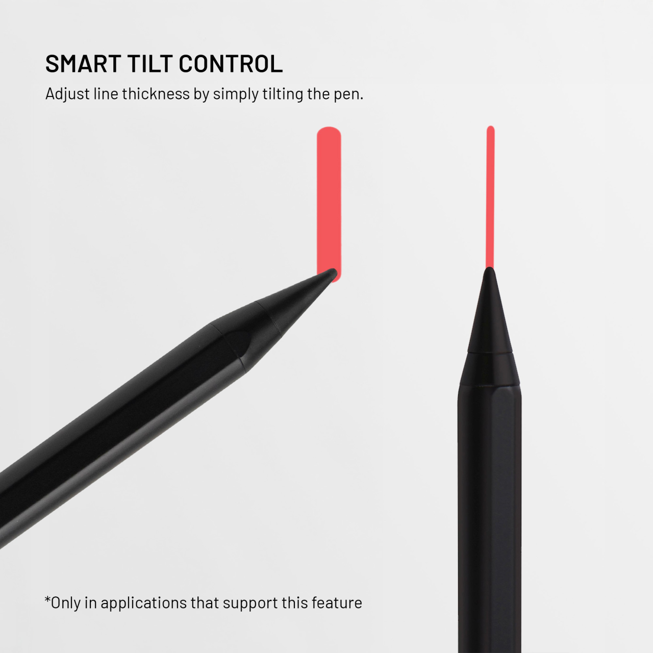 FIXED Dotykové pero pro iPady s chytrým hrotem a magnety Graphite, černý