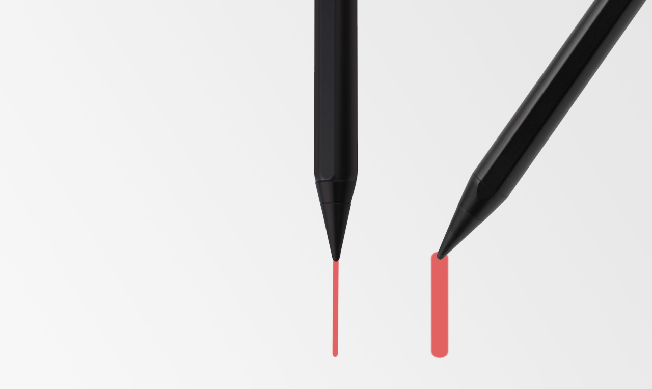Dotykové pero pro iPady s chytrým hrotem a magnety - Fixed Graphite, černý