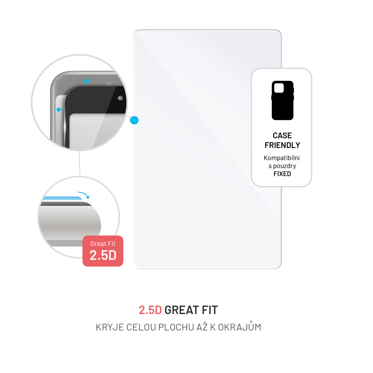 FIXED Ochranné tvrzené sklo pro Xiaomi Redmi Pad, čiré