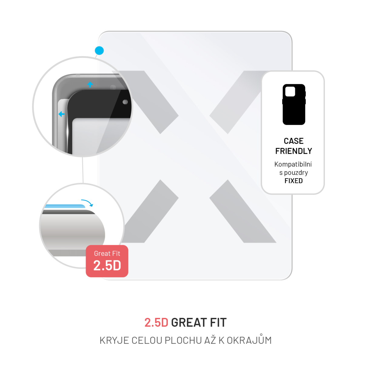 FIXED Ochranné tvrzené sklo pro Apple iPad Pro 13" (2024), čiré