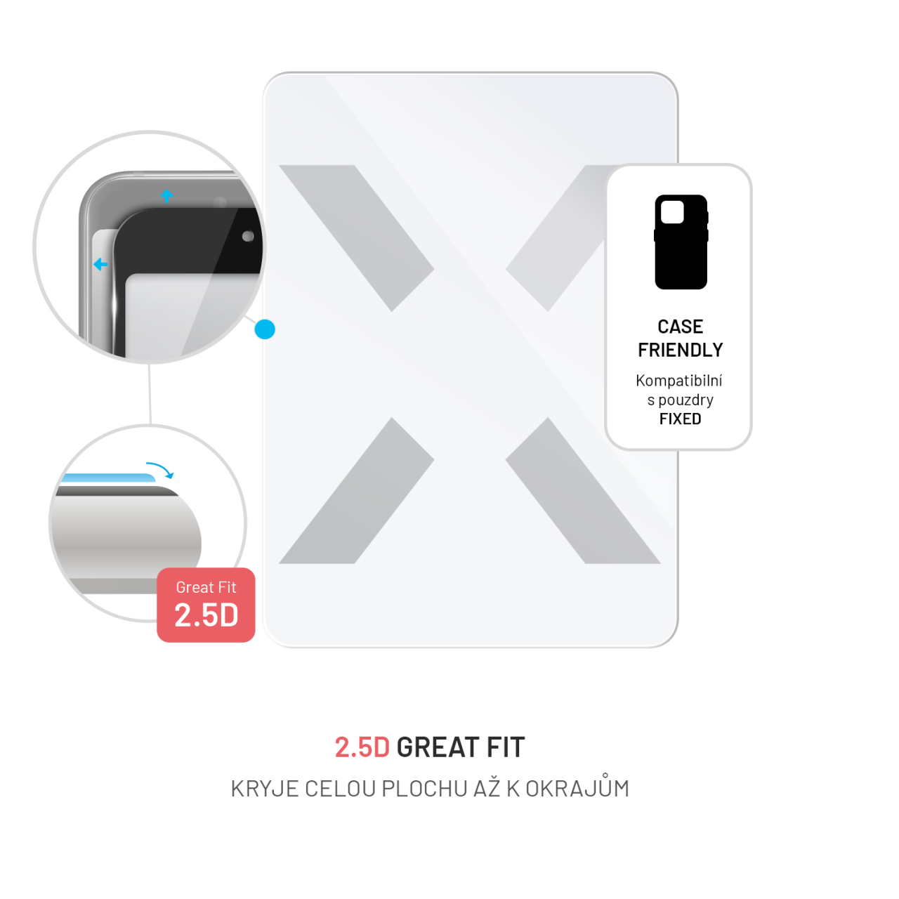 FIXED Ochranné tvrzené sklo pro OnePlus Pad 2, čiré