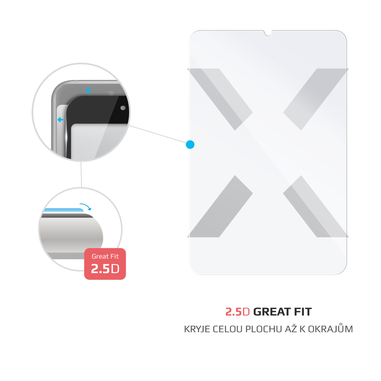 Ochranné sklo pro Honor Pad X8b - čiré