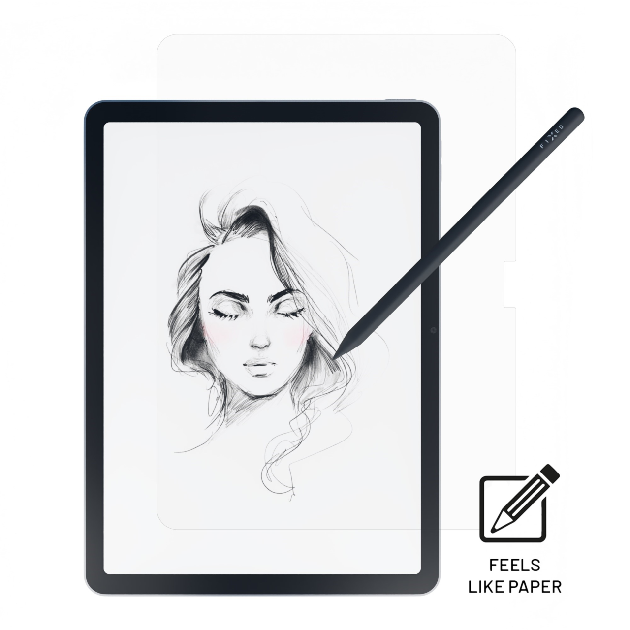 FIXED Ochranné tvrzené sklo PaperGlass Screen Protector pro Apple iPad Air 11" (2024/2025), čiré