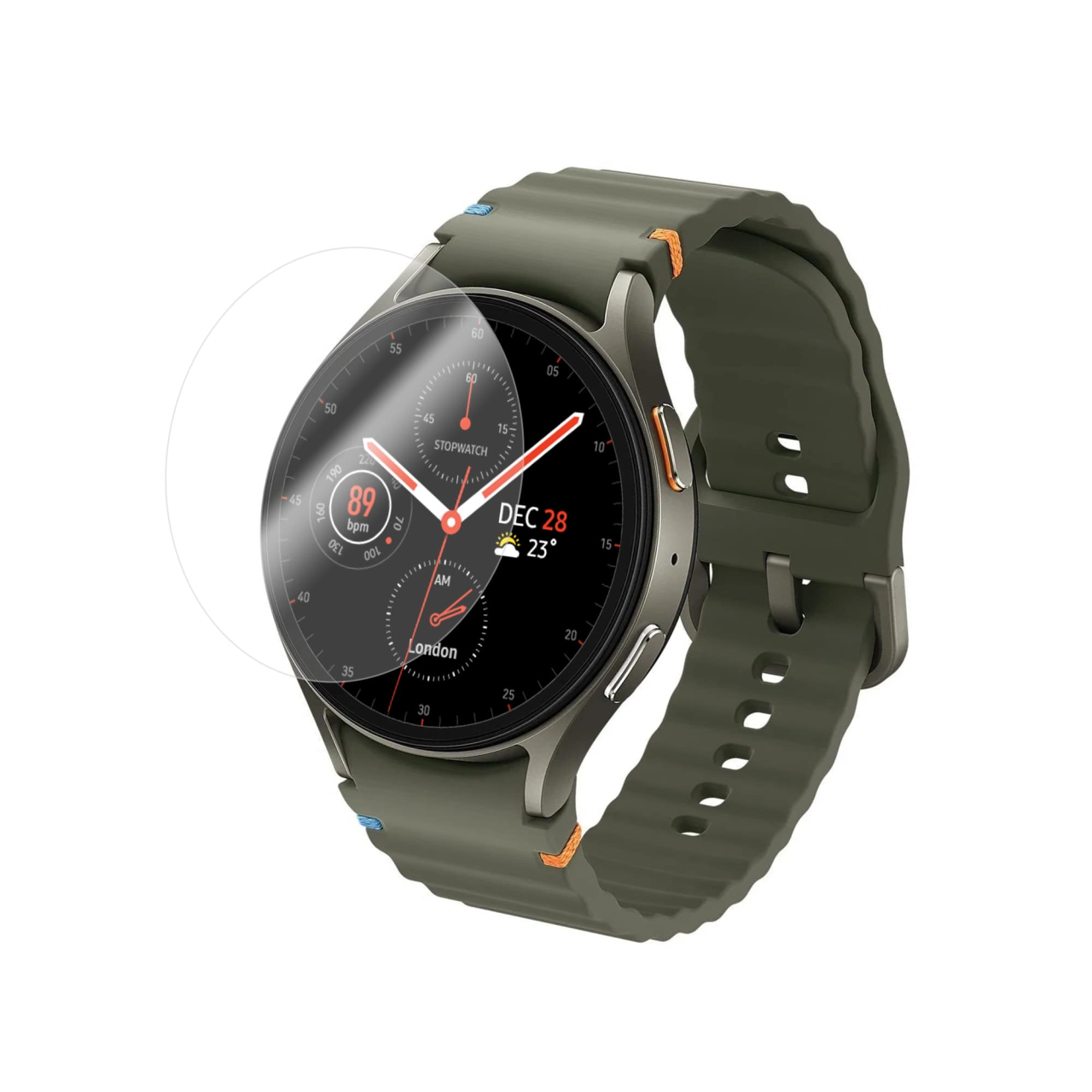 FIXED Ochranné tvrzené sklo pro smartwatch Samsung Galaxy Watch 7 (44mm), 2 ks v balení, čiré