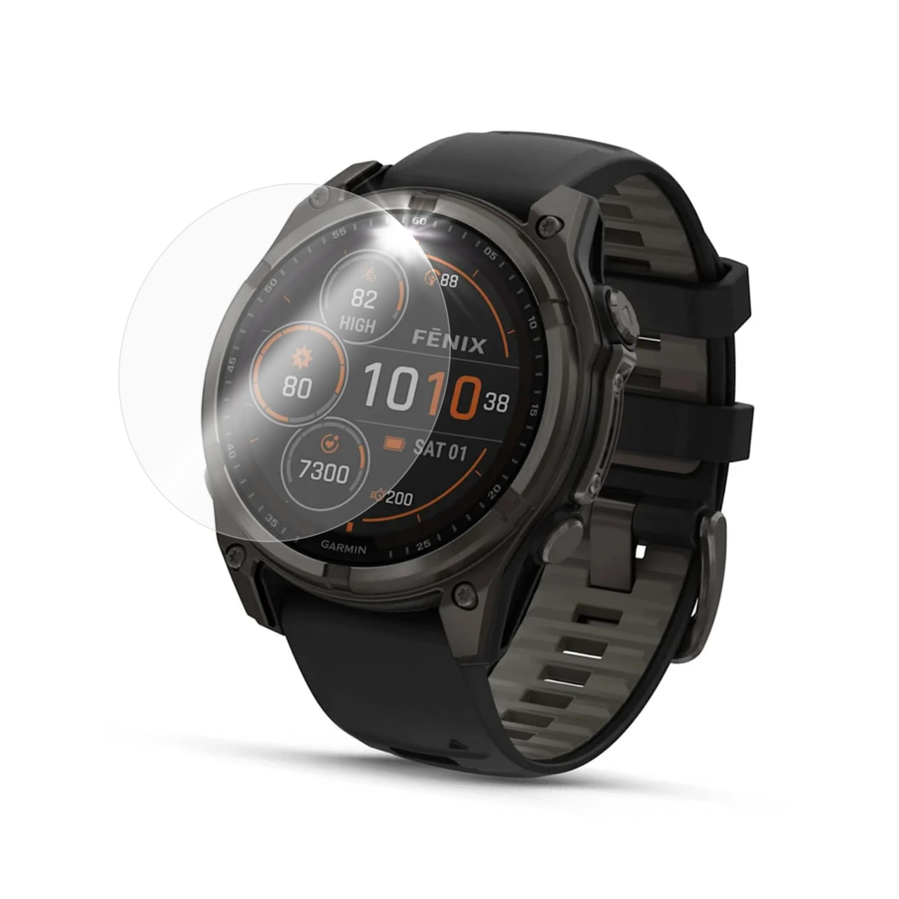 FIXED Ochranné tvrzené sklo pro smartwatch Garmin Fenix 8 (47mm), 2 ks v balení, čiré