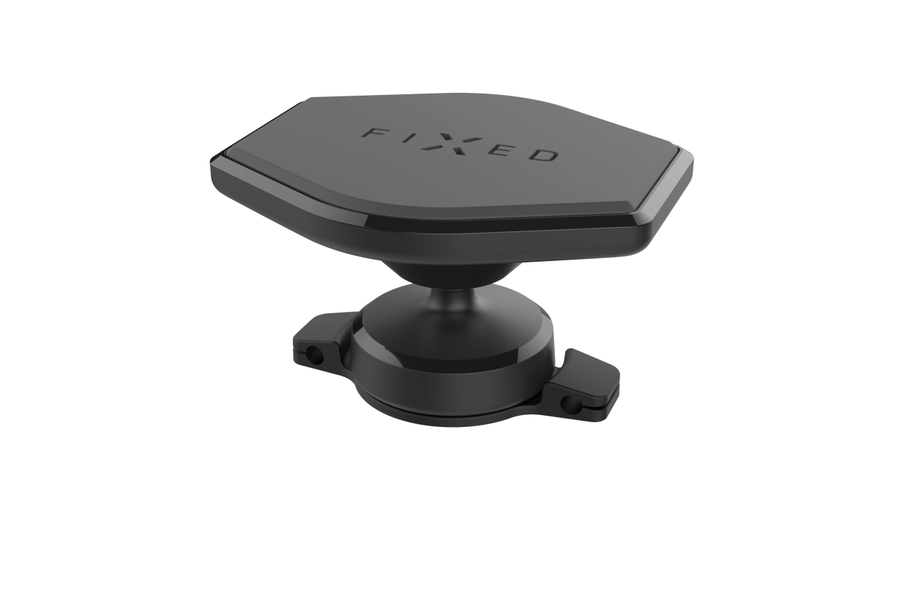 FIXED Magnetický držák Icon Flex na palubní desku s kloubem, černý