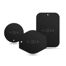 FIXED Sada náhradních plíšků k magnetickým držákům Icon Plates, černá