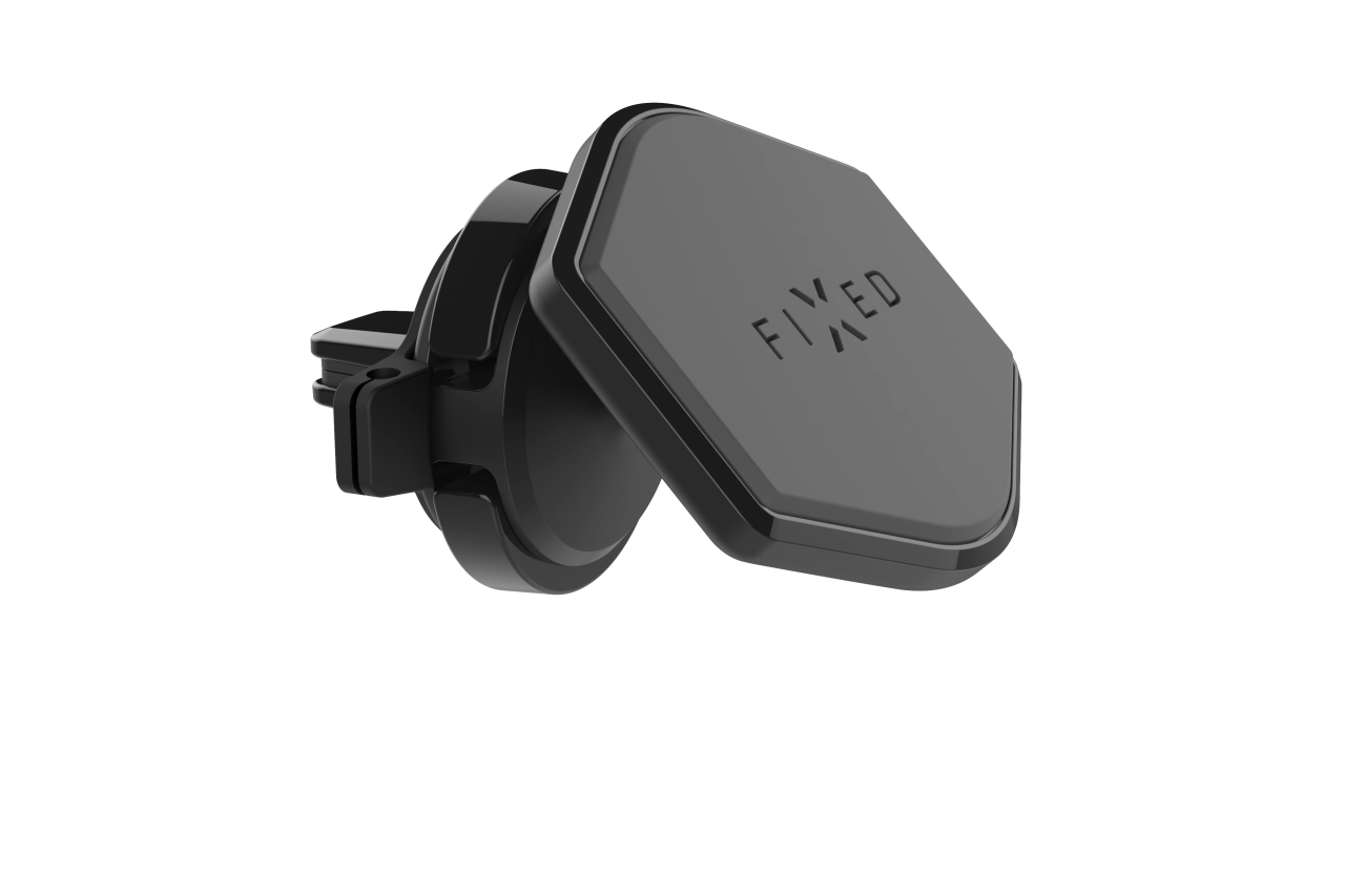 FIXED Magnetický držák Icon Air Vent do ventilace s kloubem, černý