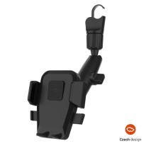 FIXED Univerzální držák do auta Iconiq Mirror s nohou na zpětné zrcátko, černý