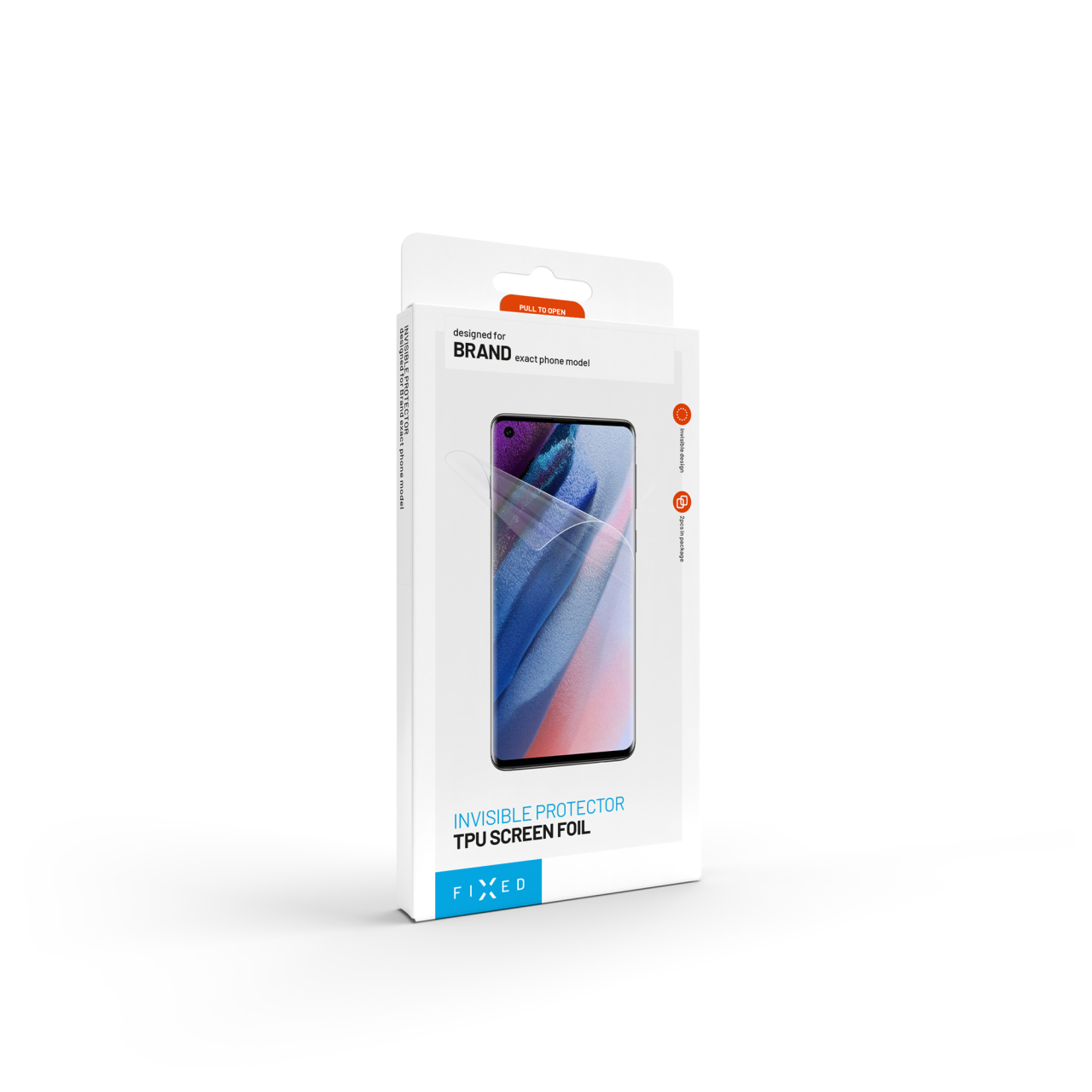 FIXED TPU folie na displej Invisible Protector pro Xiaomi Redmi Note 14 Pro 4G/5G/Pro+ 5G/POCO X7, 2ks v balení