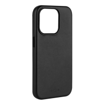 FIXED Kožený zadní kryt MagLeather s podporou MagSafe pro Apple iPhone 15 Pro Max, černý